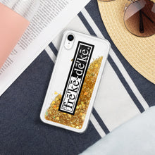 Load image into Gallery viewer, Liquid Glitter Phone Case - freke-deke® yin yang logo