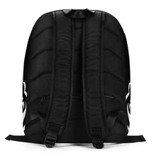 Load image into Gallery viewer, Minimalist Backpack - freke-deke® yin yang panda on black