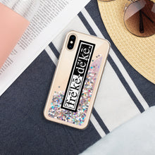 Load image into Gallery viewer, Liquid Glitter Phone Case - freke-deke® yin yang logo