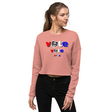 Load image into Gallery viewer, Crop Sweatshirt - vote vote vote