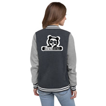 Load image into Gallery viewer, Women's Letterman Jacket freke-deke® yin yang panda