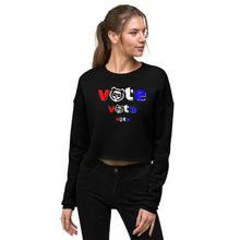 Load image into Gallery viewer, Crop Sweatshirt - vote vote vote