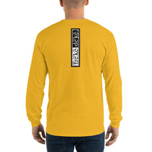 Load image into Gallery viewer, Men’s Long Sleeve Shirt - freke-deke® yin yang logo distressed