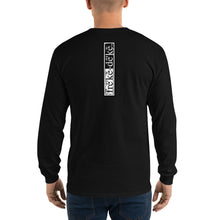 Load image into Gallery viewer, Men’s Long Sleeve Shirt - freke-deke® yin yang logo distressed