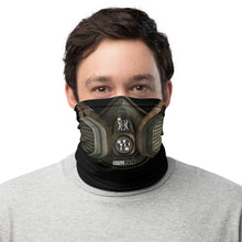 Load image into Gallery viewer, Neck Gaiter - freke-deke® 3 logo on "breather" - black
