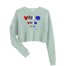 Load image into Gallery viewer, Crop Sweatshirt - vote vote vote