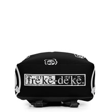 Load image into Gallery viewer, Minimalist Backpack - freke-deke® yin yang panda on black
