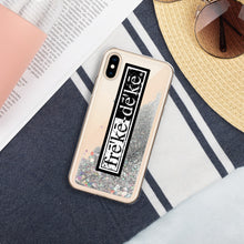 Load image into Gallery viewer, Liquid Glitter Phone Case - freke-deke® yin yang logo