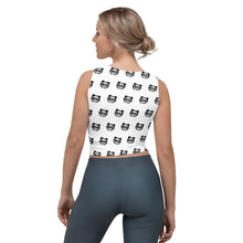 Load image into Gallery viewer, Crop Top - freke-deke® yin yang pandamonium on white