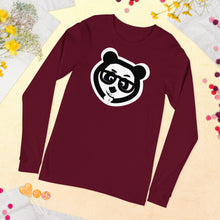 Load image into Gallery viewer, Unisex Long Sleeve Tee freke-deke® YY Panda