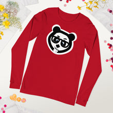 Load image into Gallery viewer, Unisex Long Sleeve Tee freke-deke® YY Panda