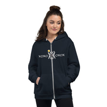 Load image into Gallery viewer, Hoodie sweater freke-deke® Xs and Os zip