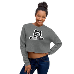 Crop Sweatshirt - freke-deke® yin yang panda