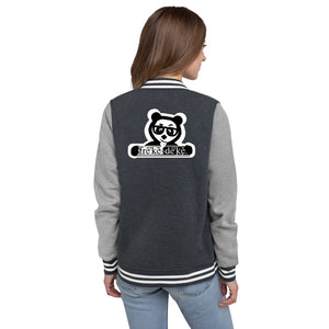 Women's Letterman Jacket freke-deke® yin yang panda