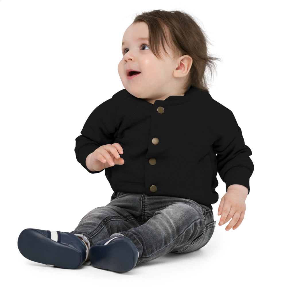 Baby Organic Bomber Jacket - freke-deke® yin yang panda