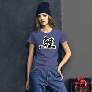Women's short sleeve t-shirt freke-deke® yin yang panda
