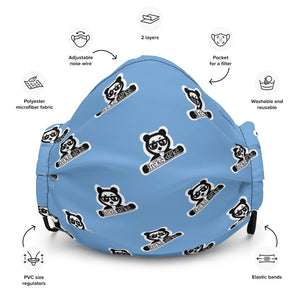 Premium face mask freke-deke® yin yang panda