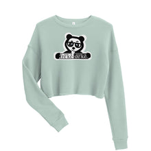 Load image into Gallery viewer, Crop Sweatshirt - freke-deke® yin yang panda
