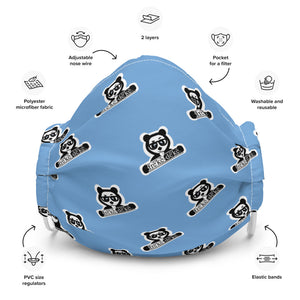 Premium face mask freke-deke® yin yang panda