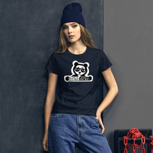 Load image into Gallery viewer, Women&#39;s short sleeve t-shirt freke-deke® yin yang panda
