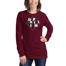 Load image into Gallery viewer, Unisex Long Sleeve Tee DeFY DeFINITION!®
